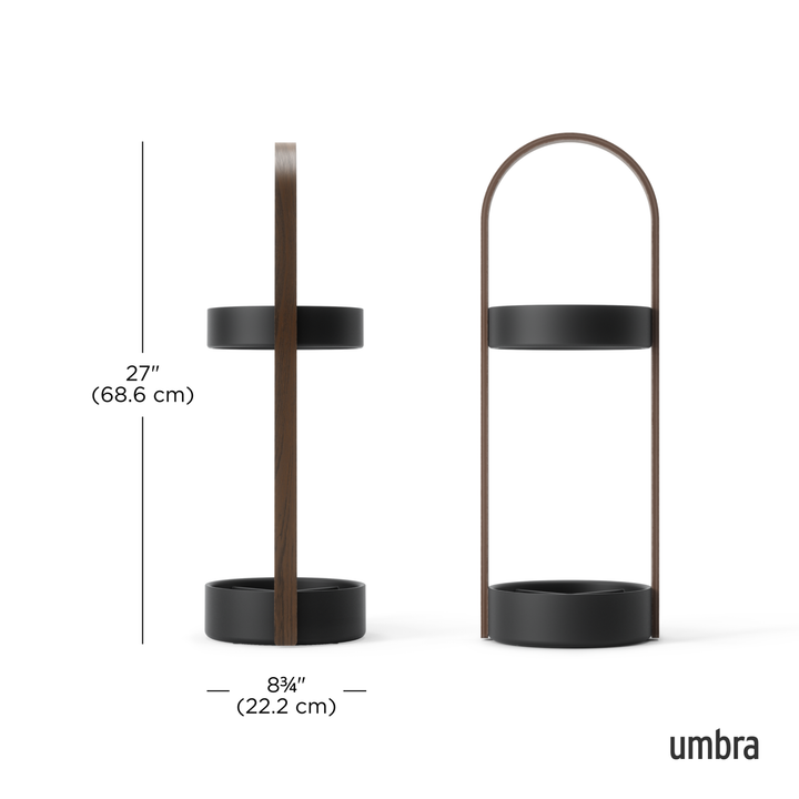 White & Natural Bellwood Umbrella Stand