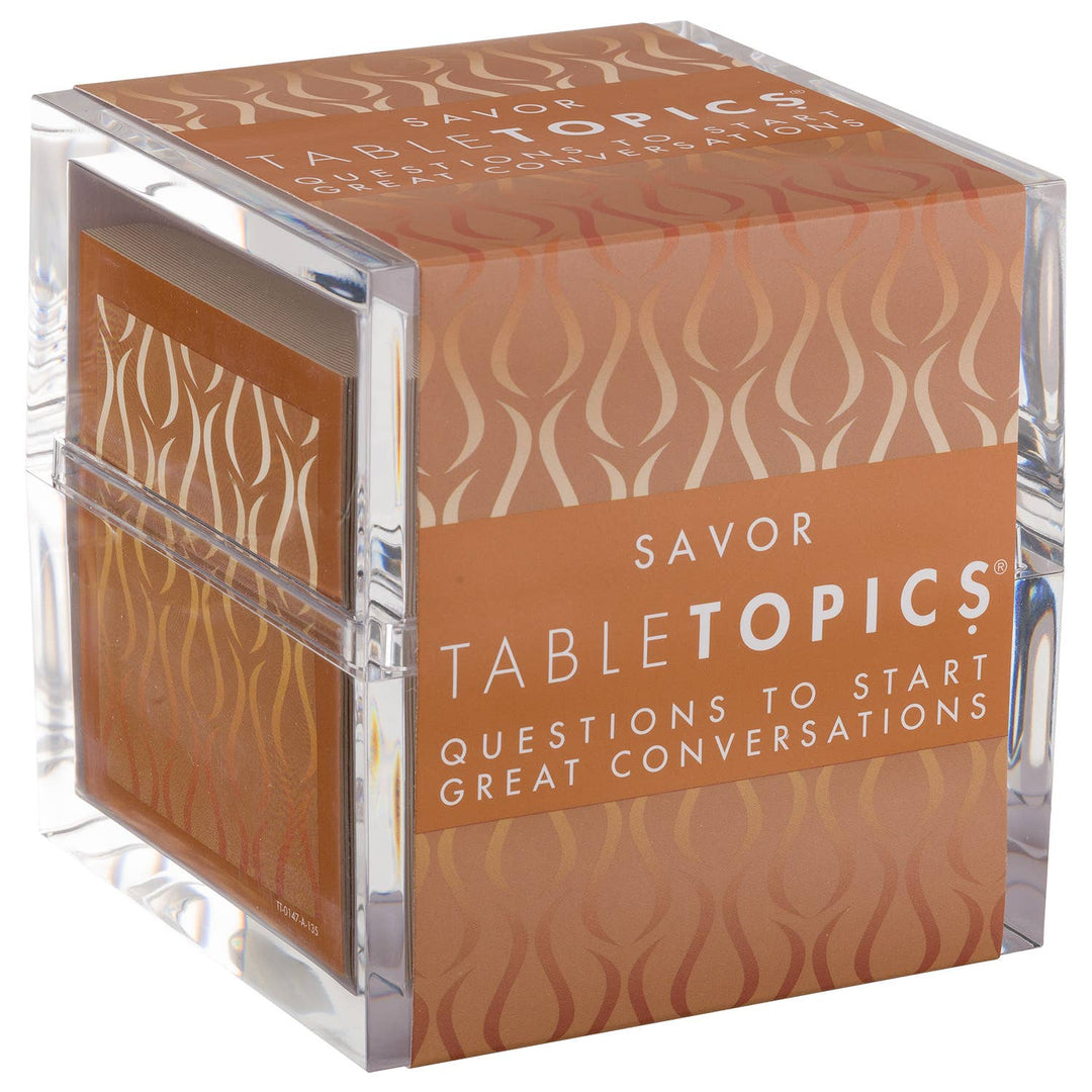 Tabletopics Savor | Conversation Starters for Food Lovers