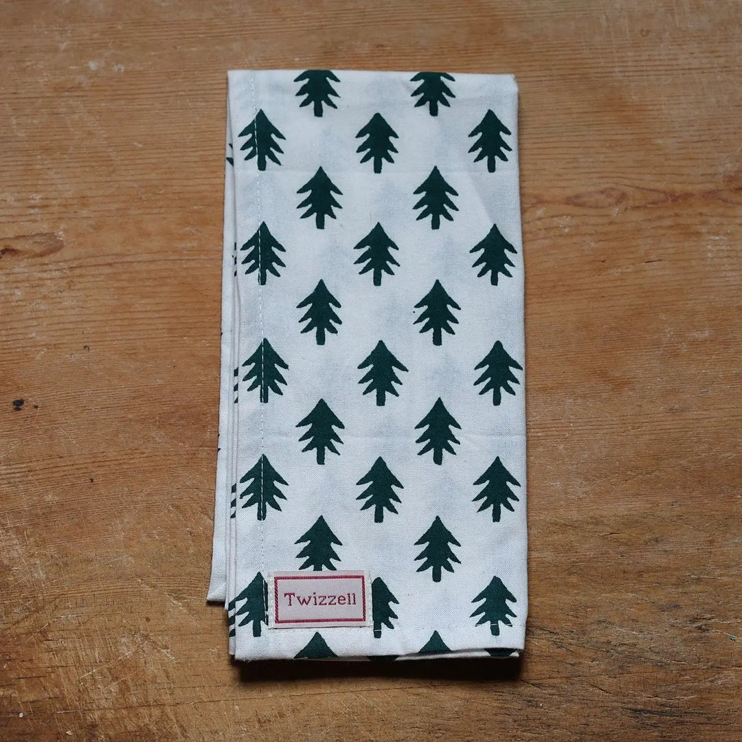 Festive Fir Cloth Napkin, Set Of 4