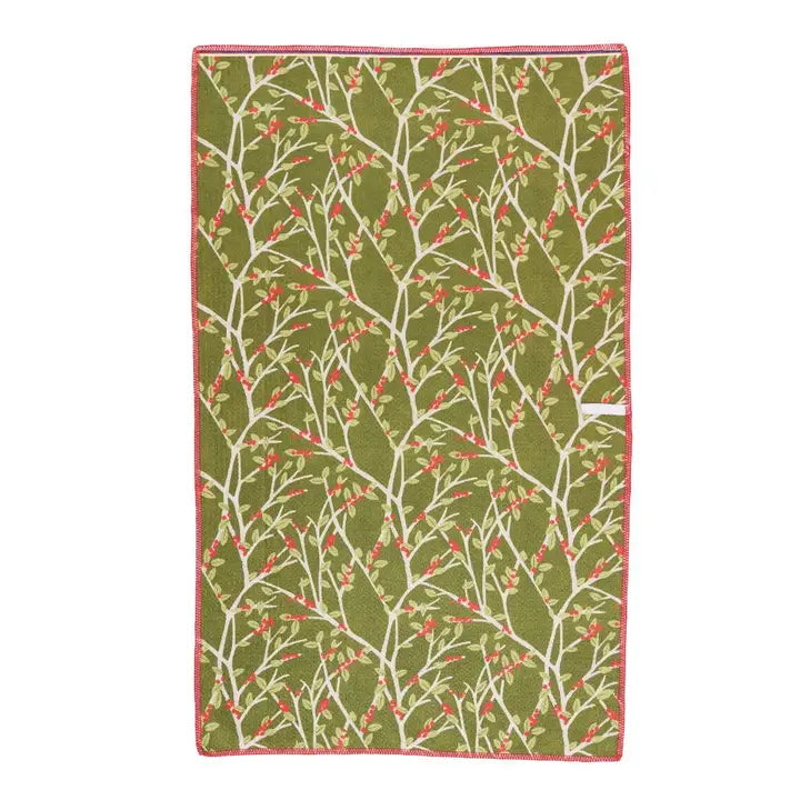 Red Cardinals Tea Towel