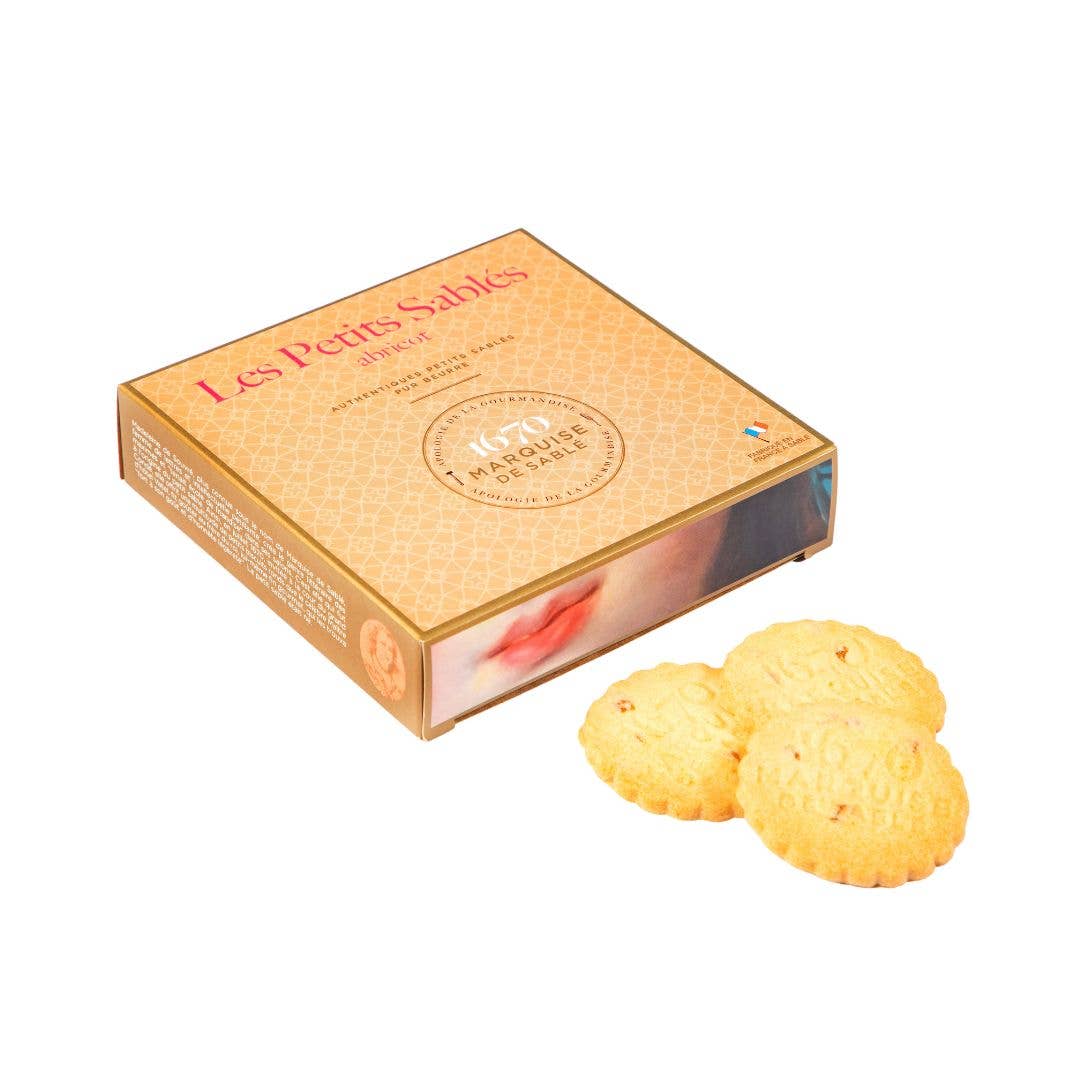 Apricot Chip French Shortbread Cookies, In Gift Box