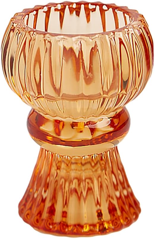 Small Glass Candle Holder