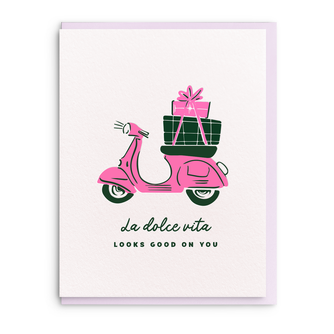 La Dolce Vita Birthday Card