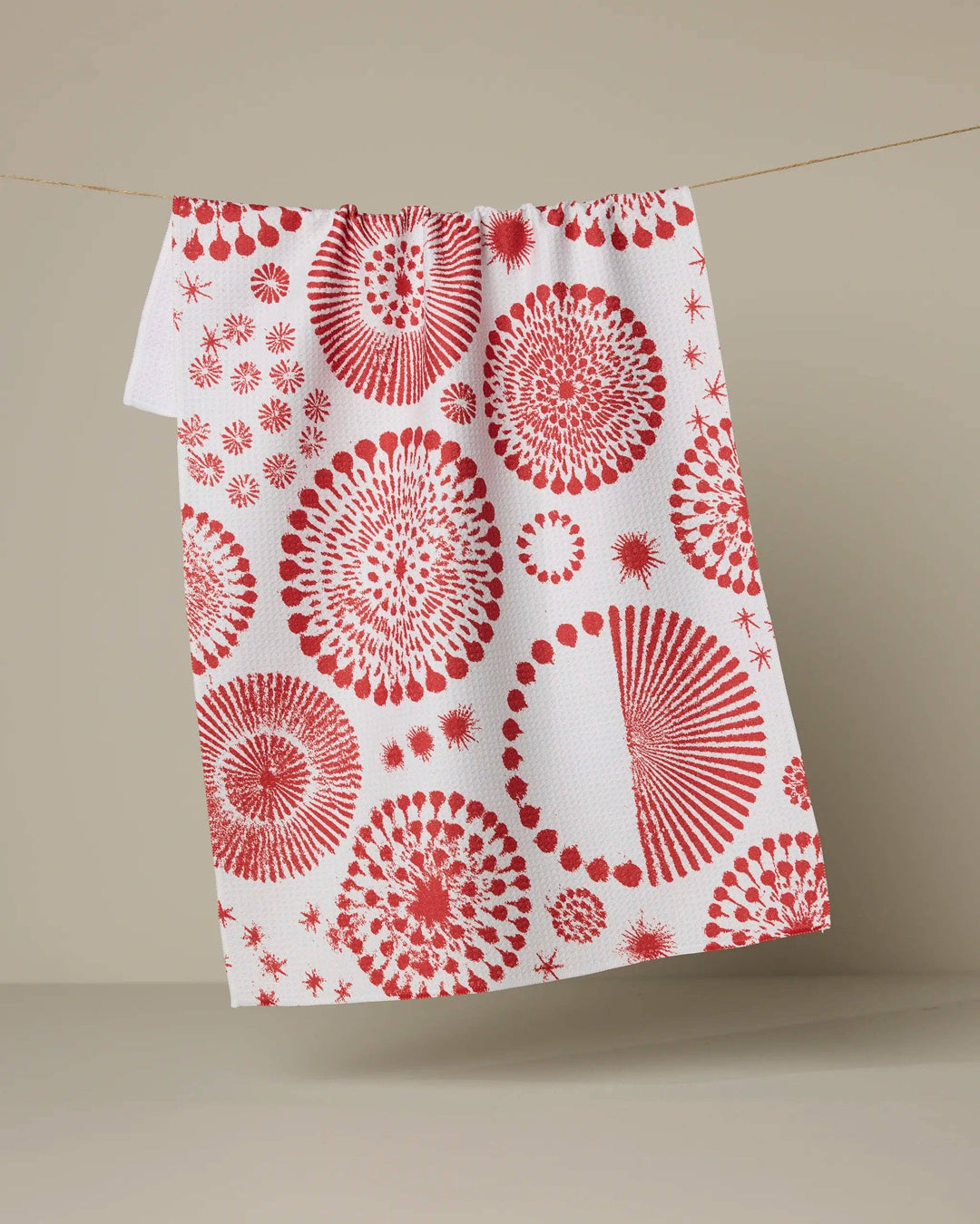 Freedom Sparks Tea Towel: Blue