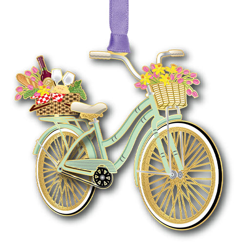 Bike & Baskets Ornament