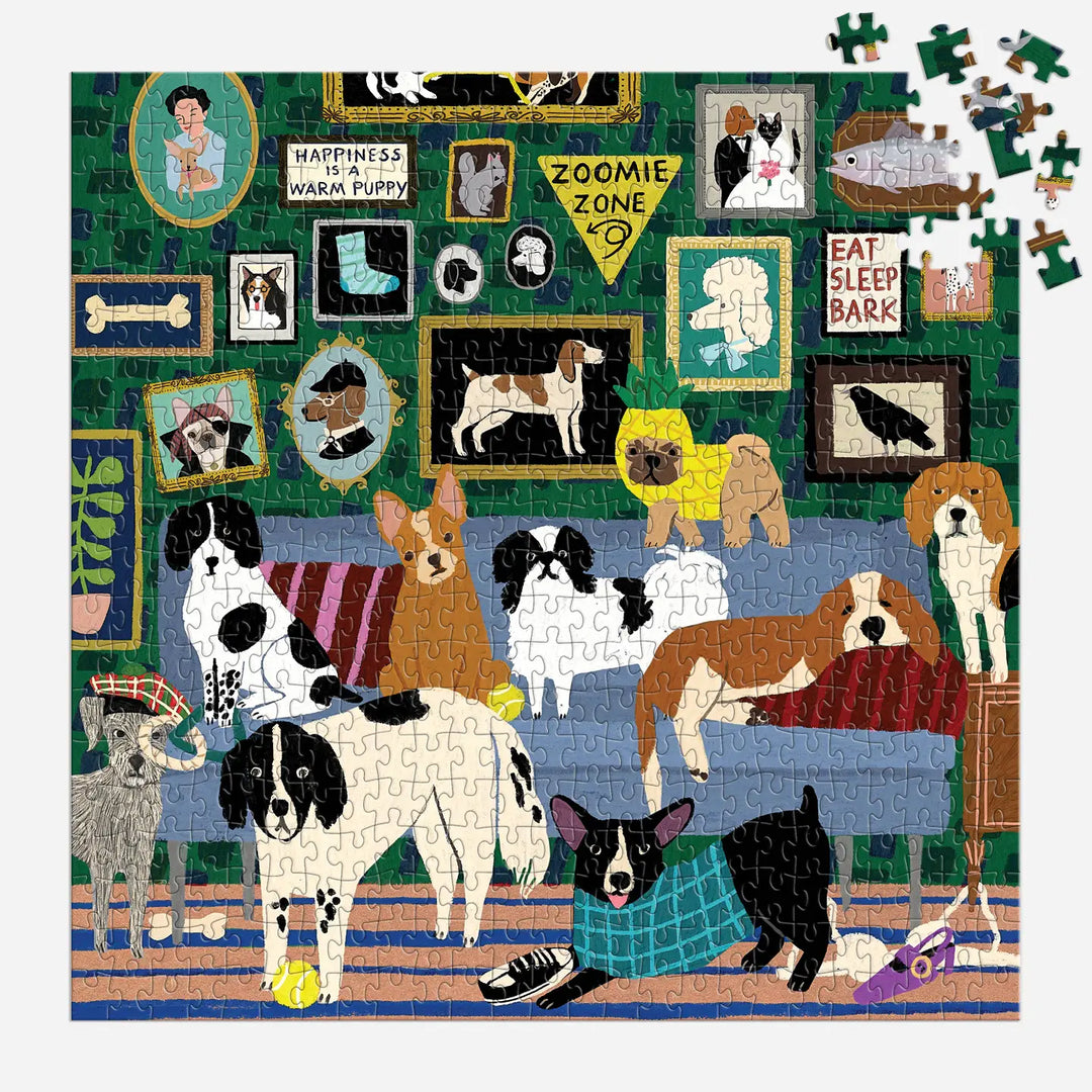 Lounge Dogs Puzzle, 500 Piece