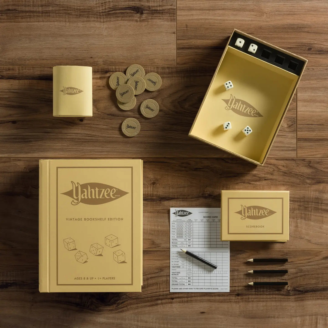 Yahtzee | Vintage Bookshelf Edition