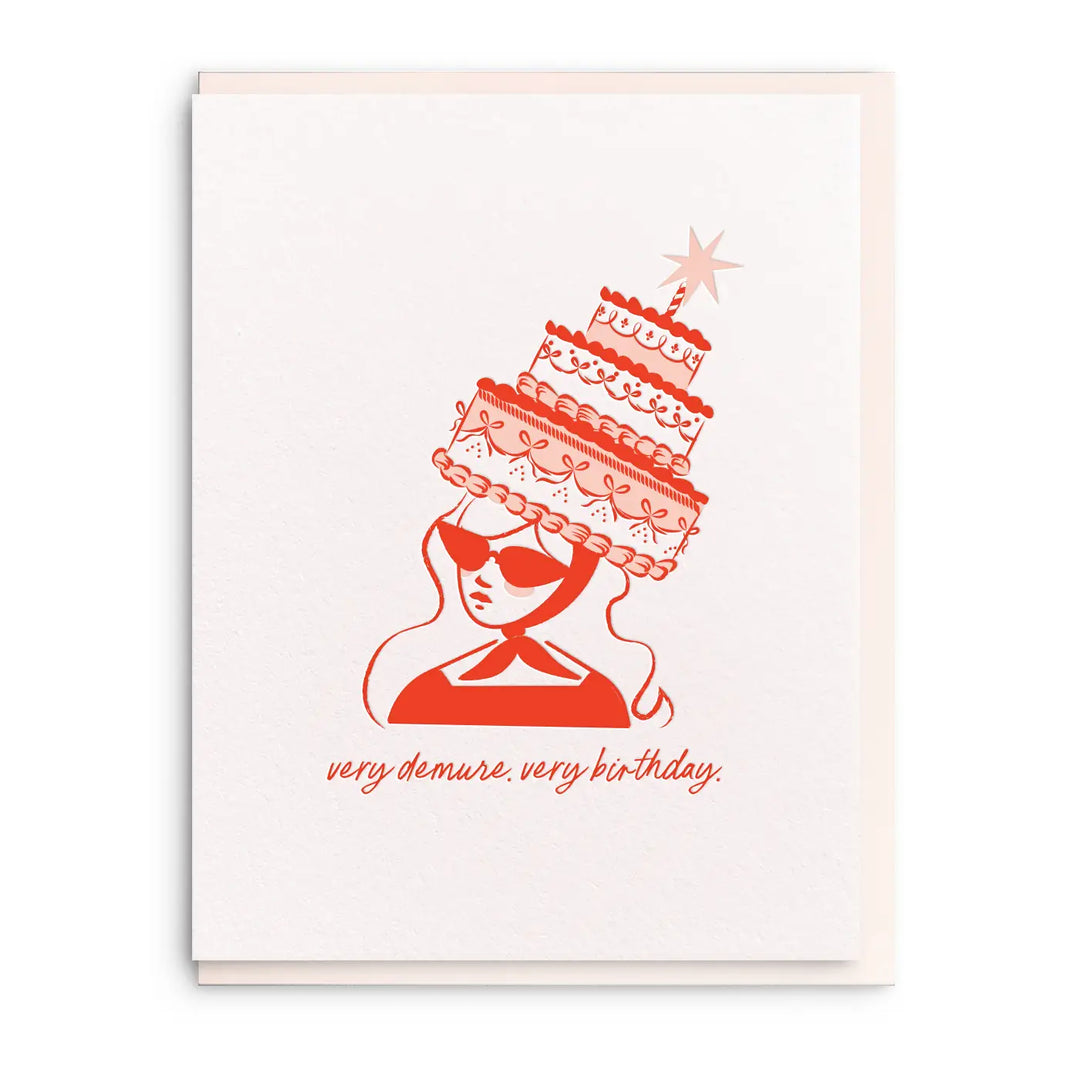 Very Demure Birthday Card