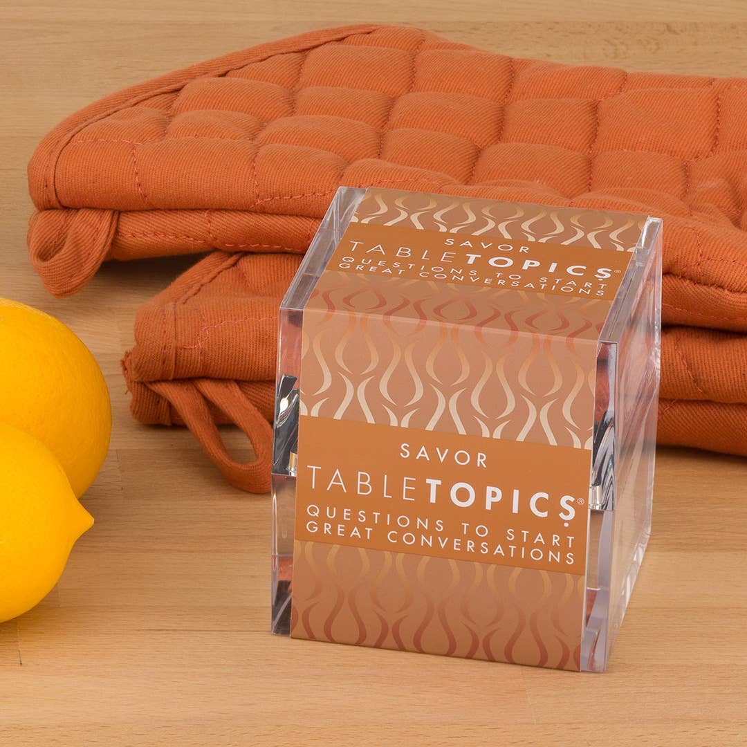 Tabletopics Savor | Conversation Starters for Food Lovers