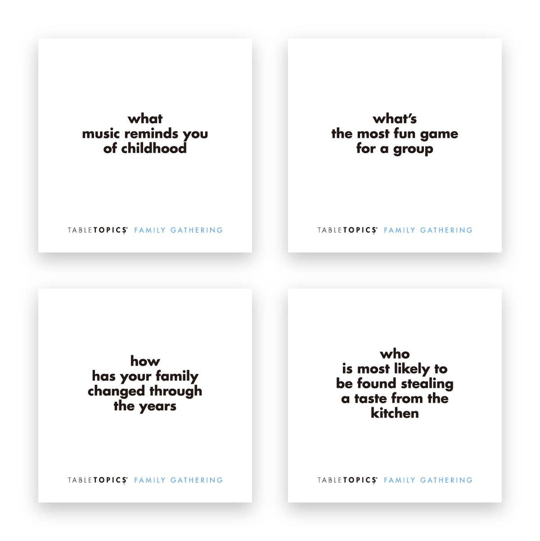 TableTopics Family Gathering | Conversation Starter Game