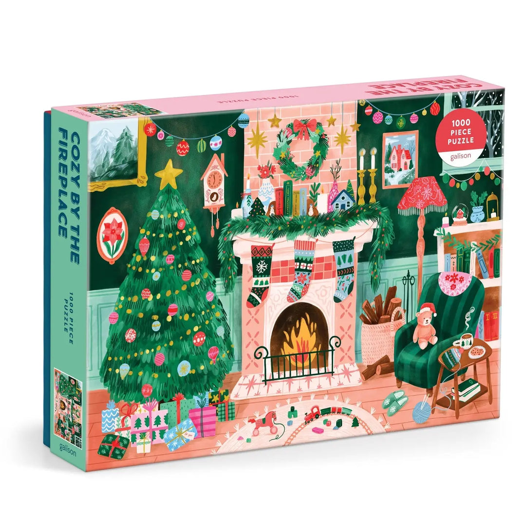 Cozy By The Fireplace Puzzle, 1000 Piece