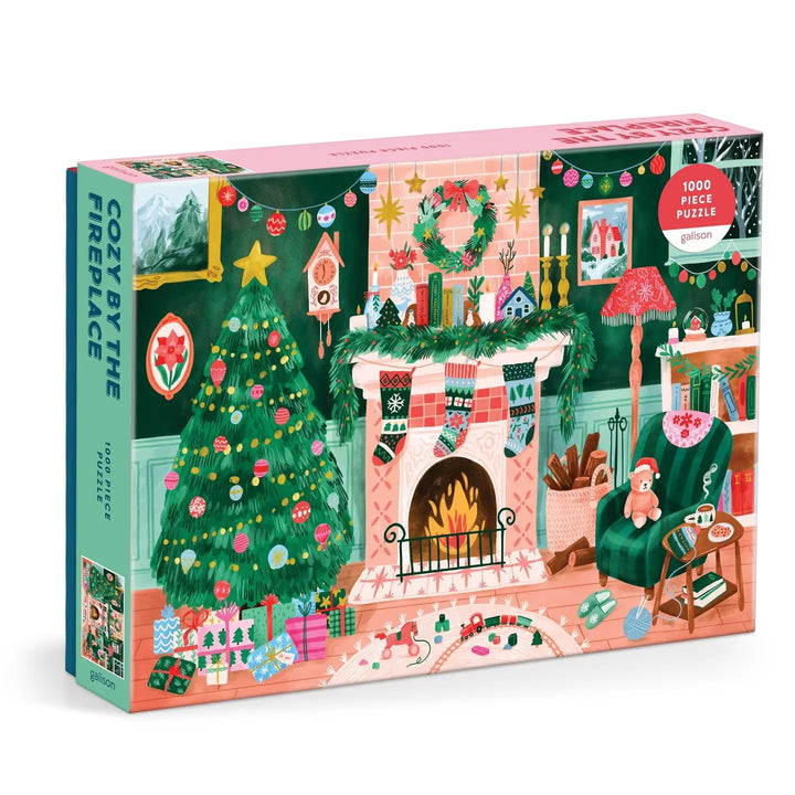 Cozy By The Fireplace Puzzle, 1000 Piece