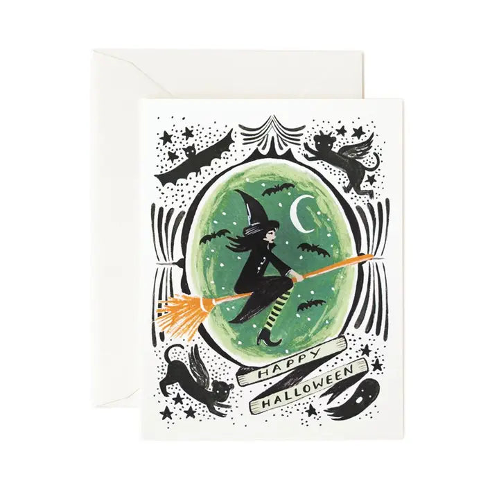 Witch Of The West Halloween Card
