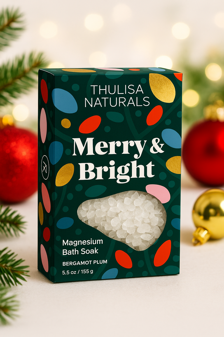 Merry & Bright Bergamot Plum Bath Salt Soak