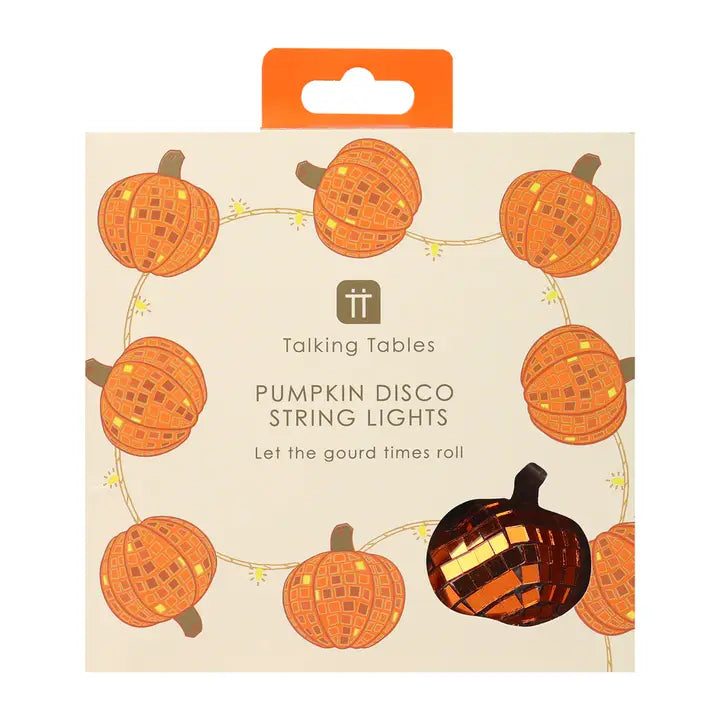 Disco Pumpkin String Lights