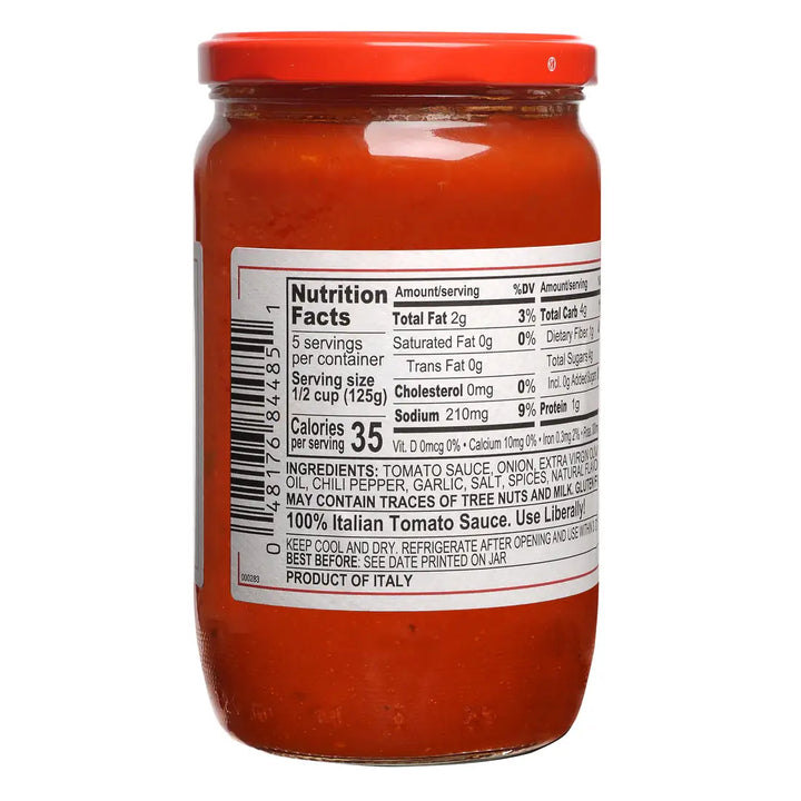 Mantova Arrabbiata Hot & Spicy Sauce, 24 Oz.