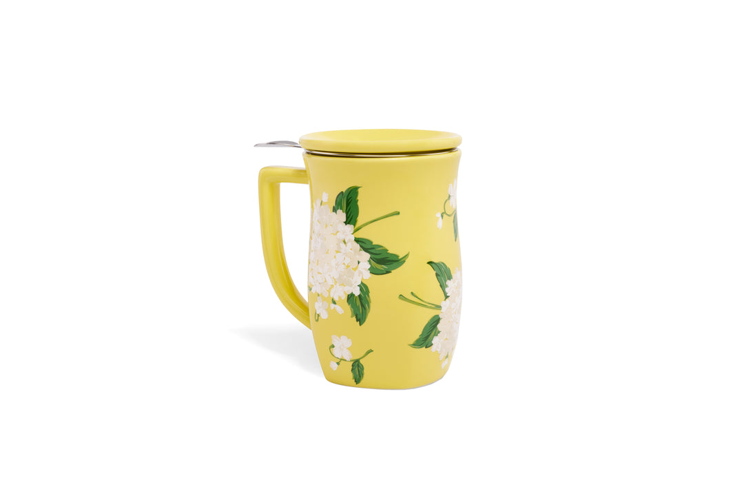 Hydrangea Draper James Fiore Steeping Cup & Infuser