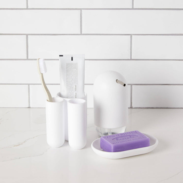 Slate Blue Touch Organizer / Toothbrush Holder