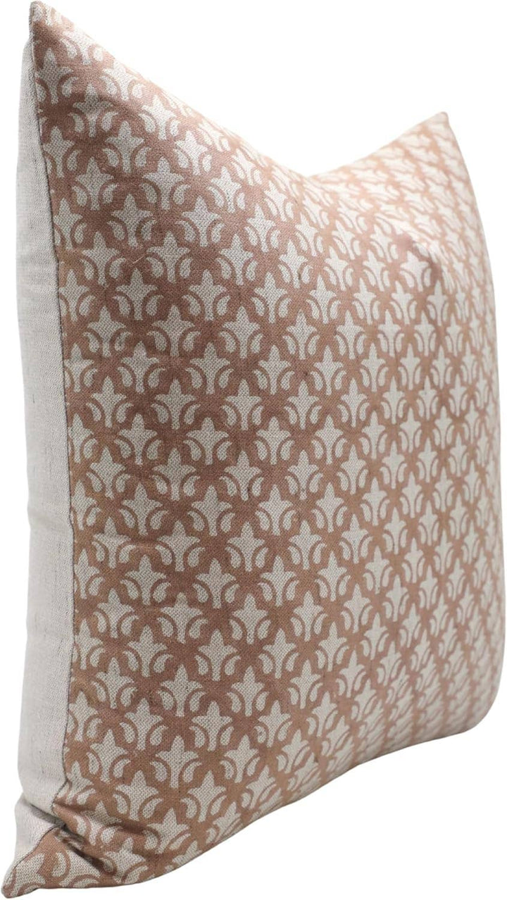 Crafted Print Linen Blend Pillow, 22" x 22"