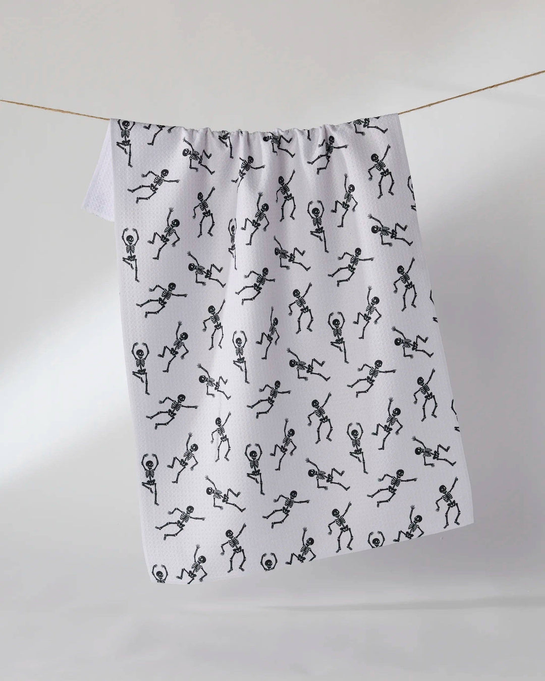 Bone Jamboree Tea Towel: White