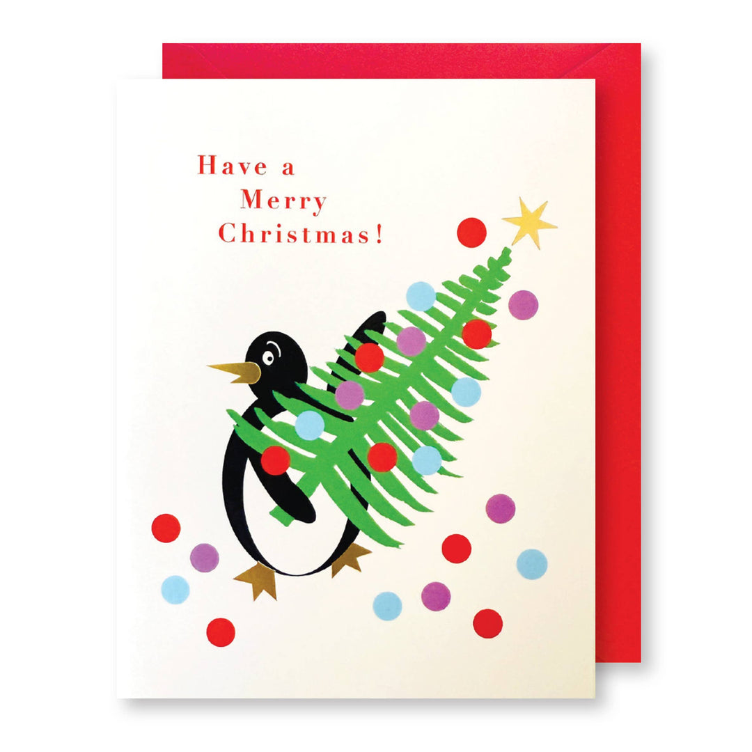 Penguin Christmas Card