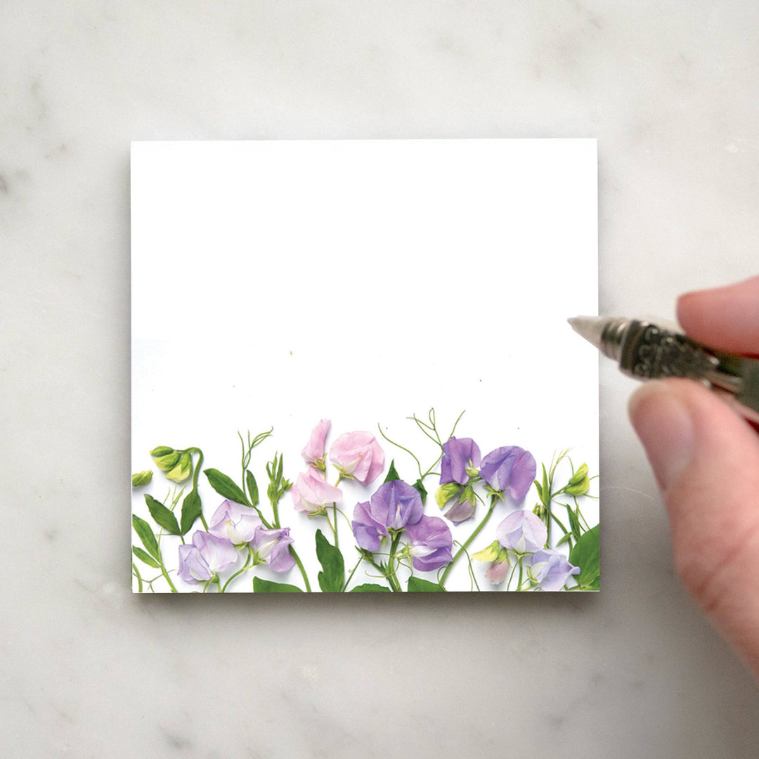 Sweet Peas Sticky Notes