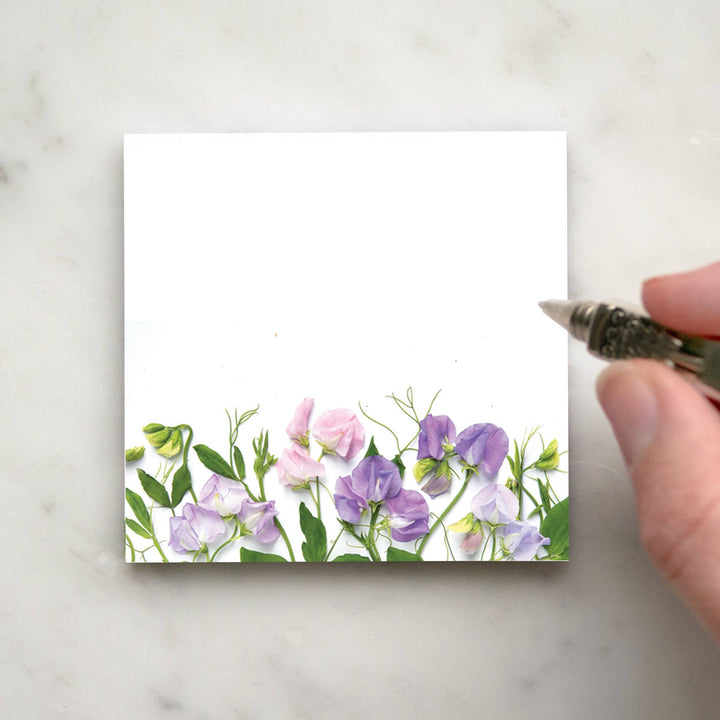 Sweet Peas Sticky Notes