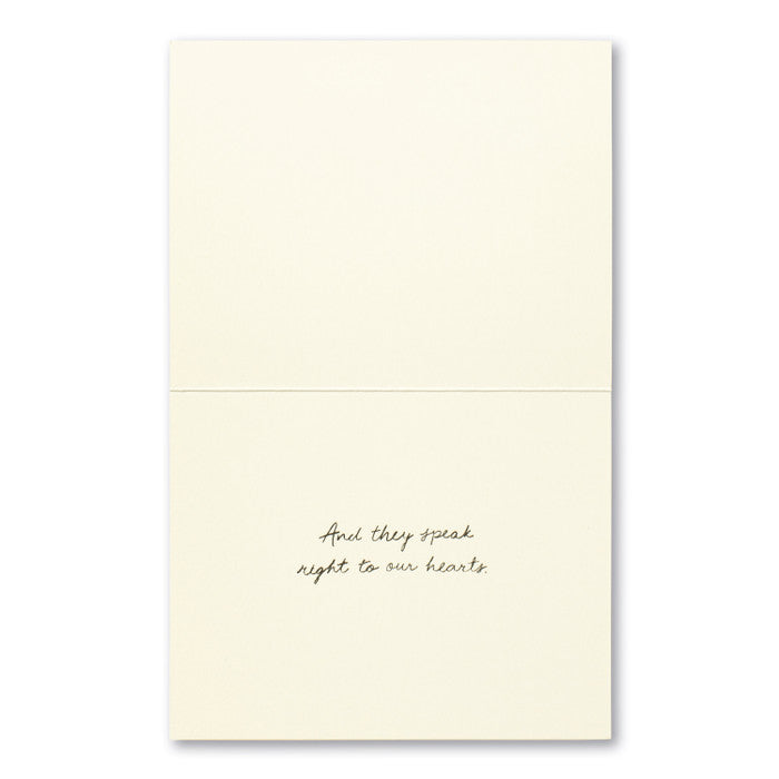 Too Big for Words Greeting Card