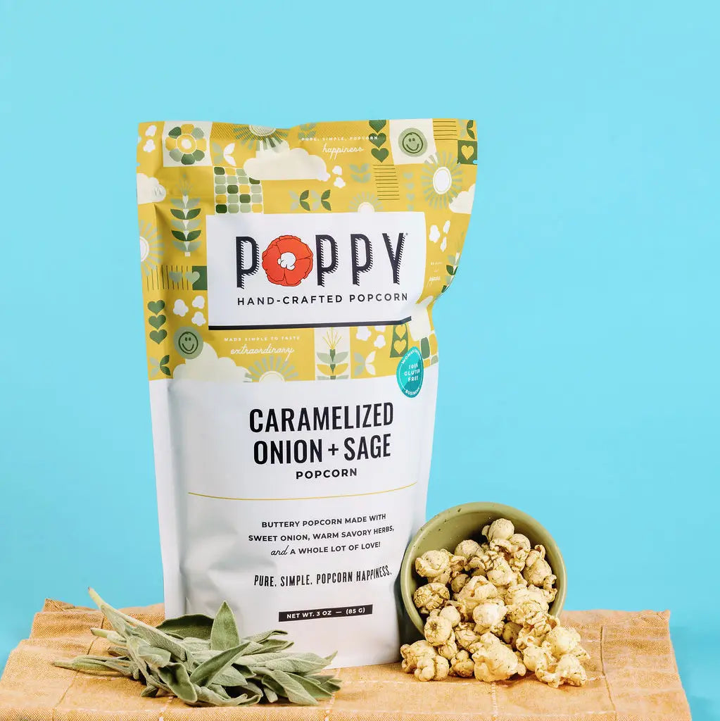 Caramelized Onion+Sage Popcorn, 3 Oz.