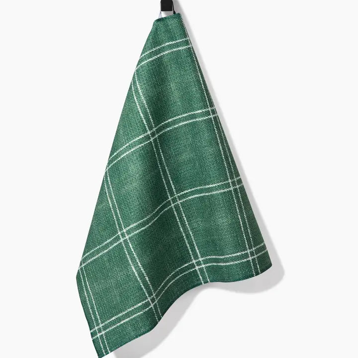 Pine Forest Plaid Tea Towel