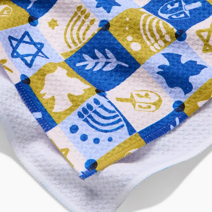 Hanukkah Festivities Tea Towel