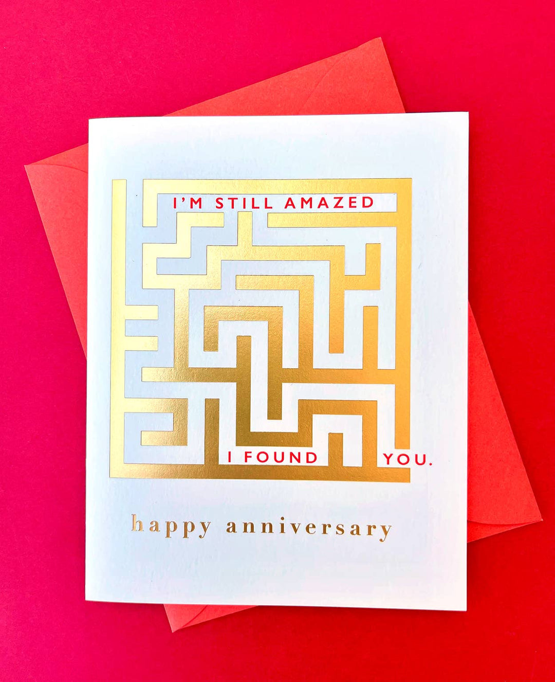 A-Mazed Anniversary Card