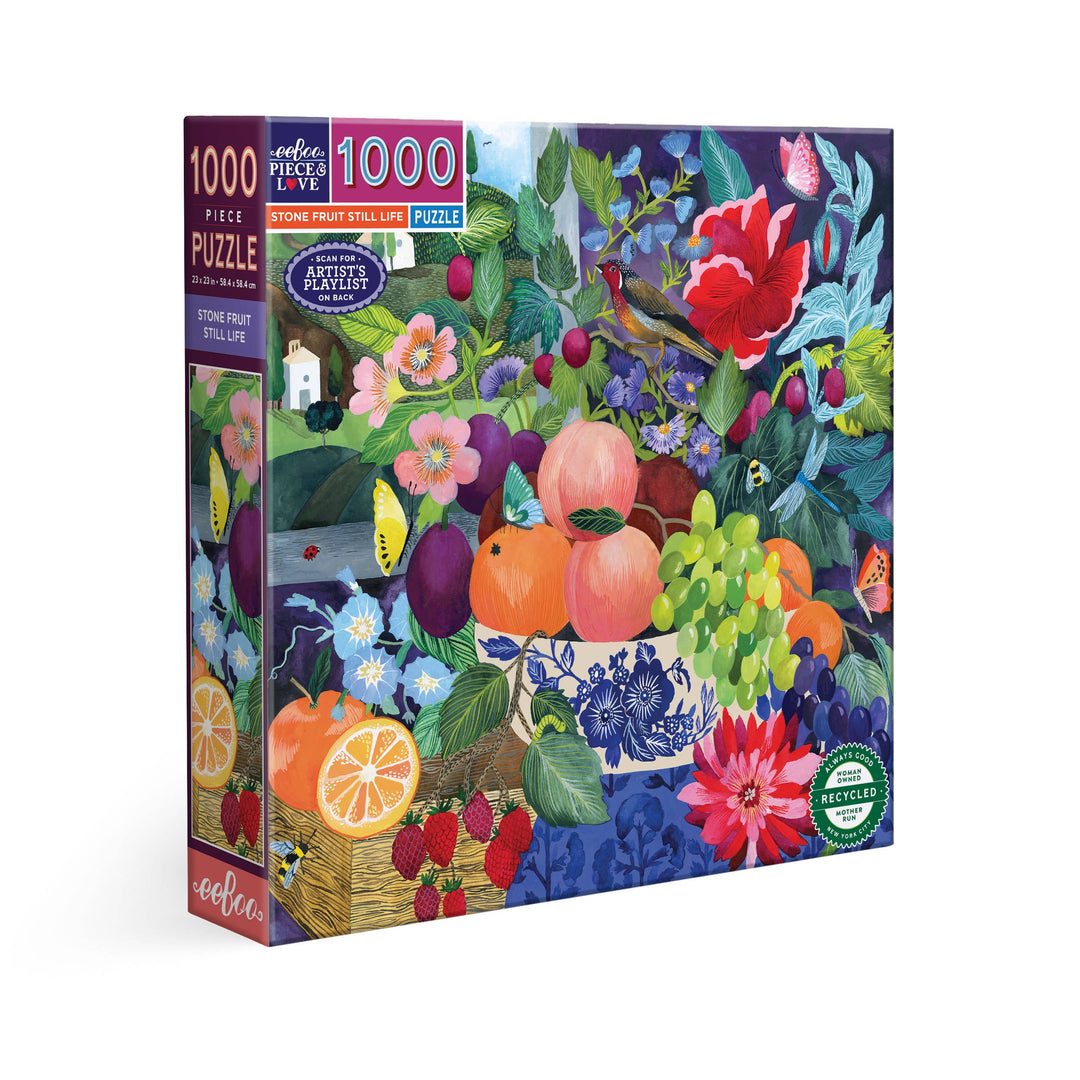 Stone Fruit Still Life Puzzle, 1000 Piece