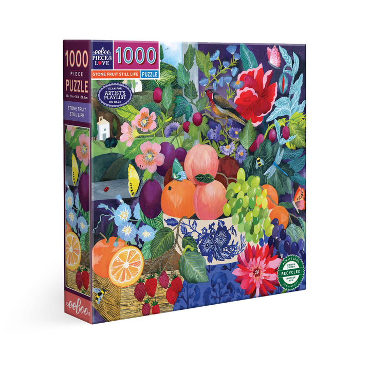 Stone Fruit Still Life Puzzle, 1000 Piece