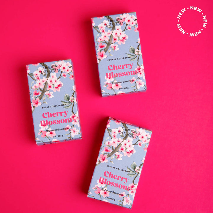 Cherry Blossom Shower Steamers, Set Of 2