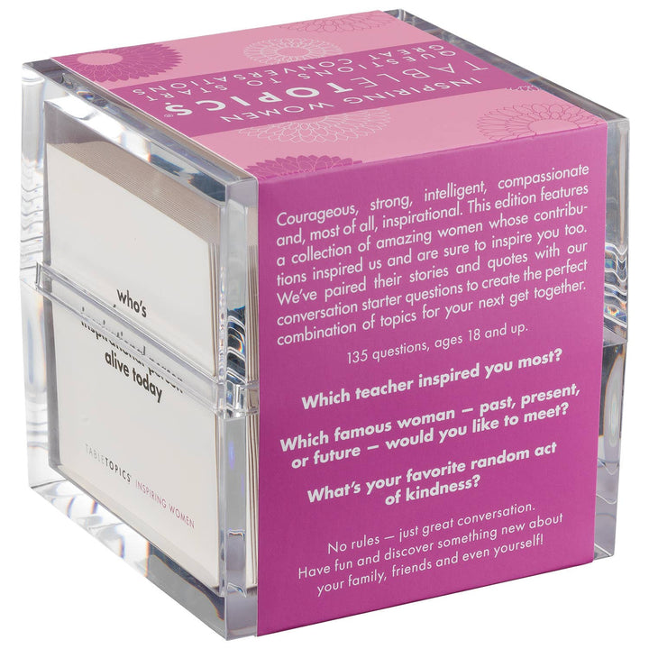 TableTopics Inspiring Women | Conversation Starter Questions