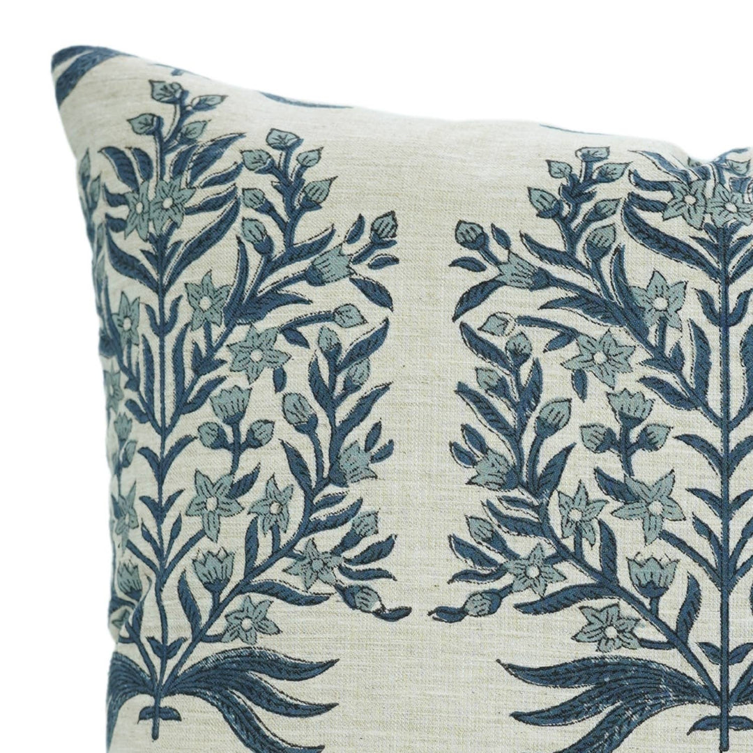 Bohemian Block Linen Blend Pillow, 20" x 20"