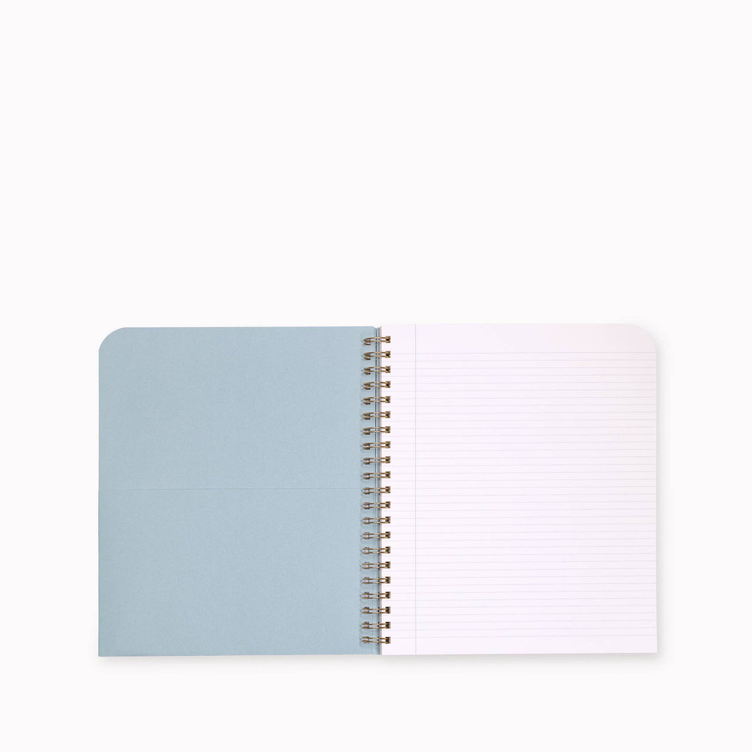 Large Spiral Notebook, Chimie Des Fleurs