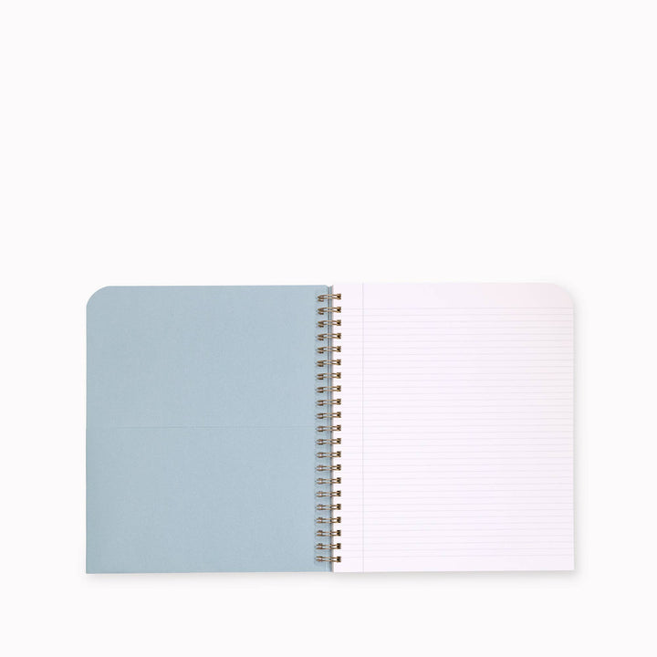 Large Spiral Notebook, Chimie Des Fleurs