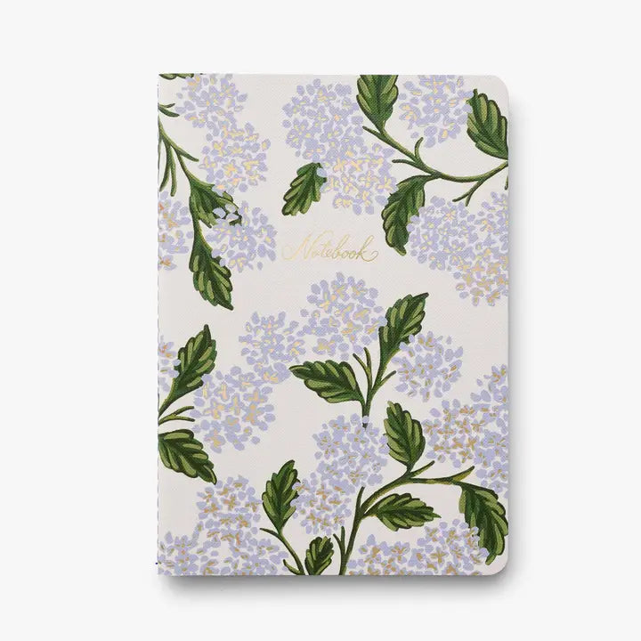 Hydrangea Notebooks, Assorted Set Of 3