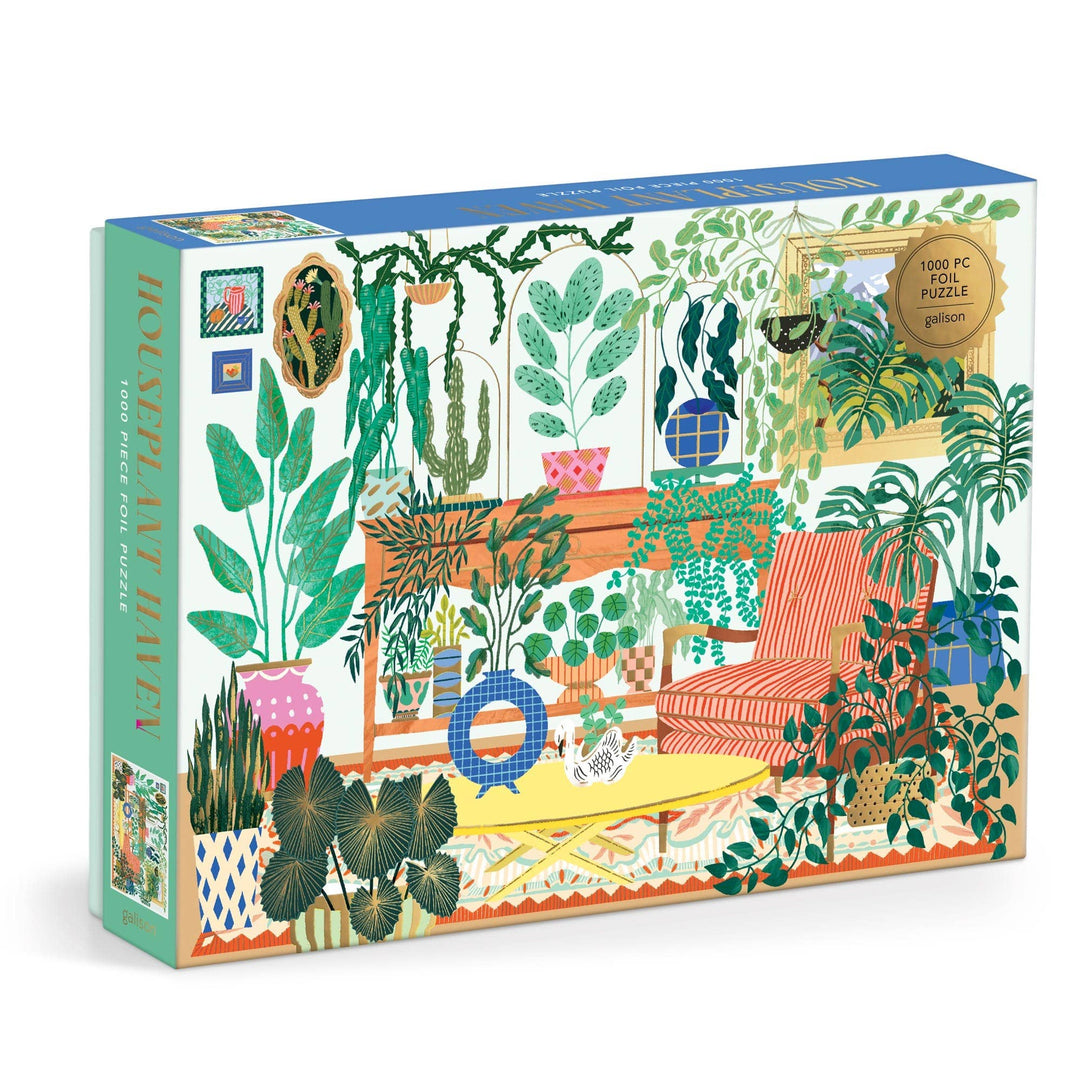 Houseplant Haven Foil Puzzle, 1000 Piece