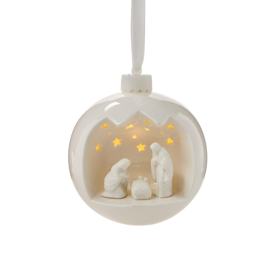Nativity Scene Light-Up Keepsake Ornament
