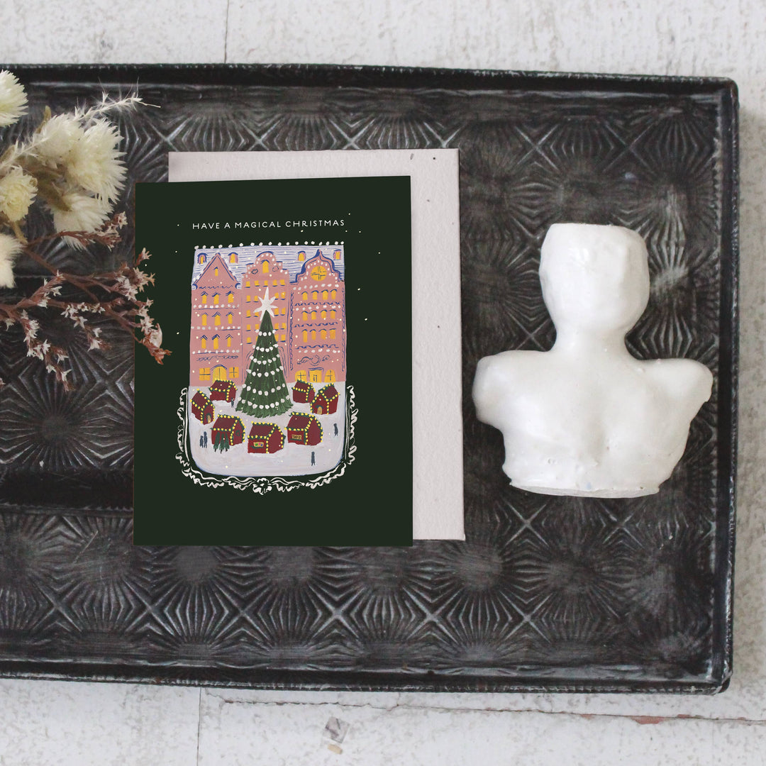 Holidays at the Plaza Greeting Card