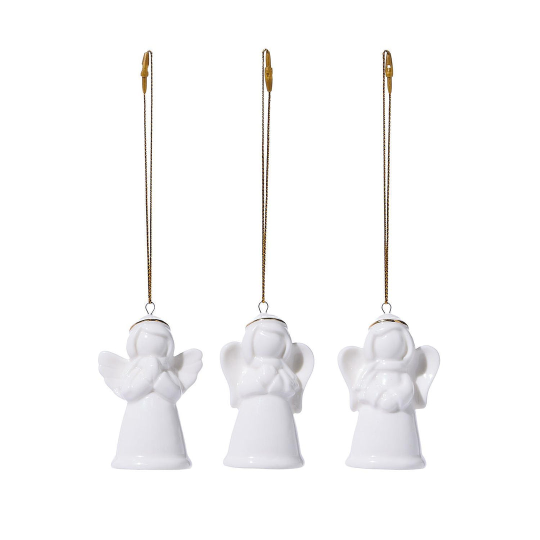 Angel Ornaments In A Gift Box, Set Of 3