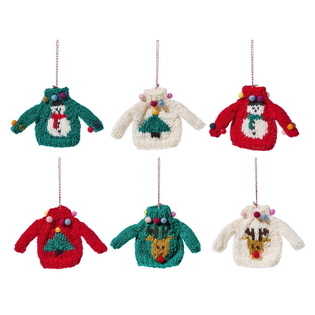 Hand-Crafted Sweater Ornament