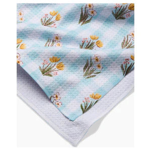 Picnic Plaid Blue Tea Towel
