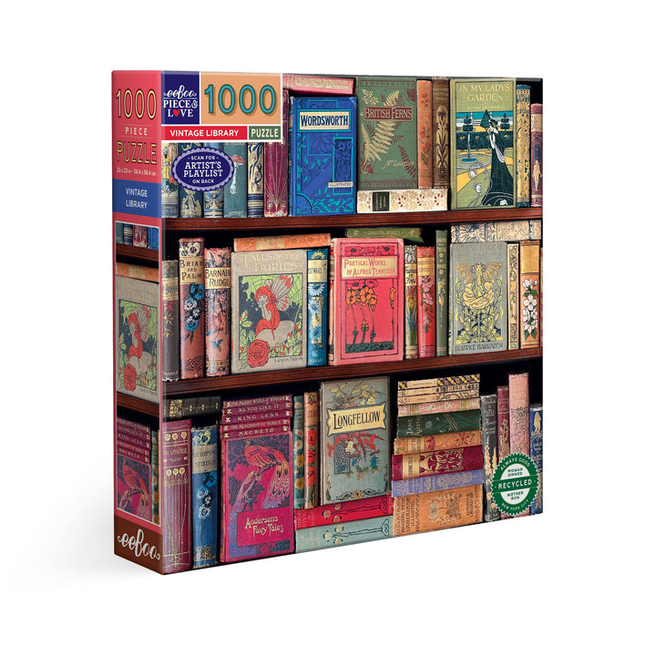 Vintage Library Puzzle, 1000 Piece