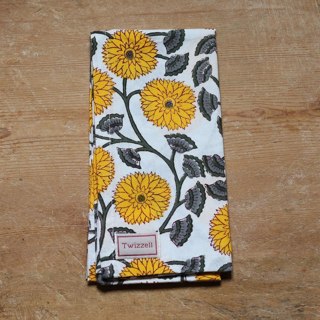 Marigold Cloth Napkin, Set Of 4