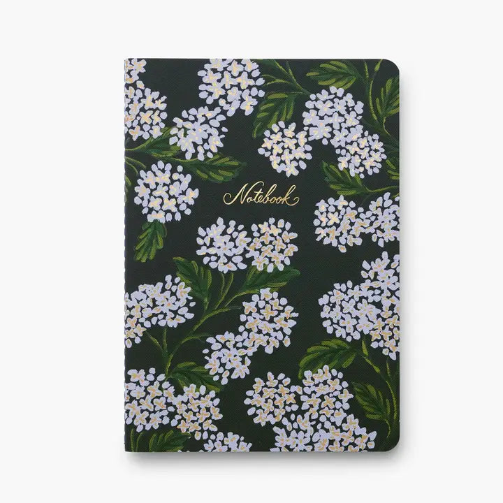 Hydrangea Notebooks, Assorted Set Of 3