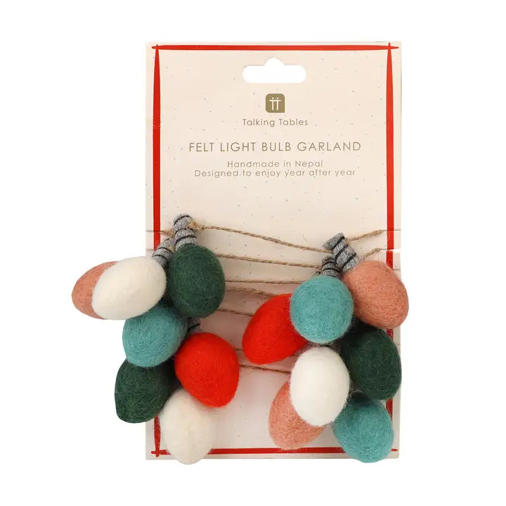 Felt Light Bulb Bunting